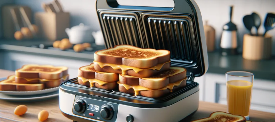 Sandwichmaker French Toast: Schnelles Armer-Ritter-Fruehstueck