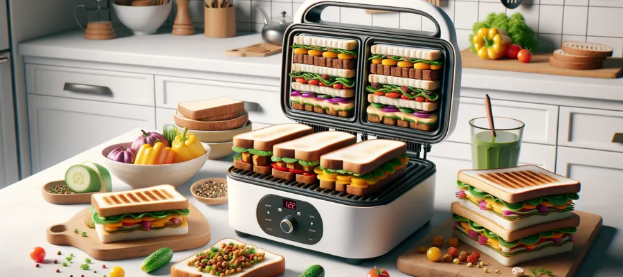 Sandwichmaker Vegetarische & Vegane Rezepte: Einfache pflanzliche Ideen
