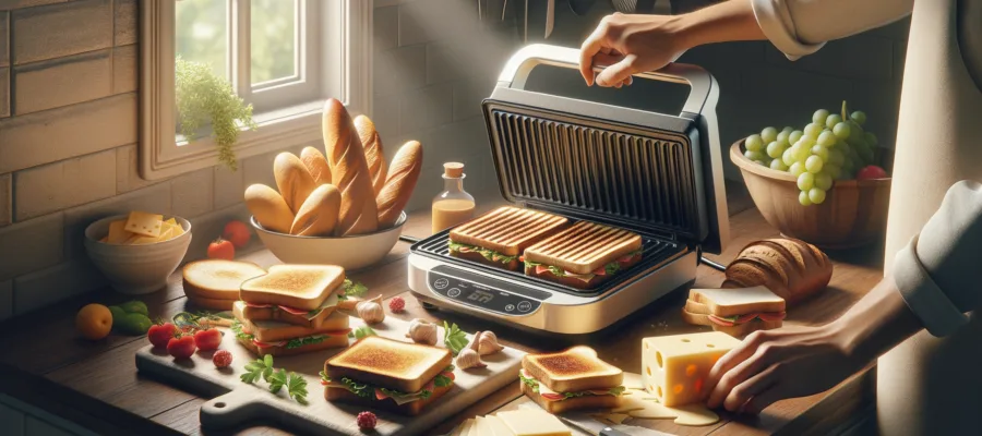 Wie du mit deinem Sandwichmaker knusprige Paninis und Toasts zubereitest