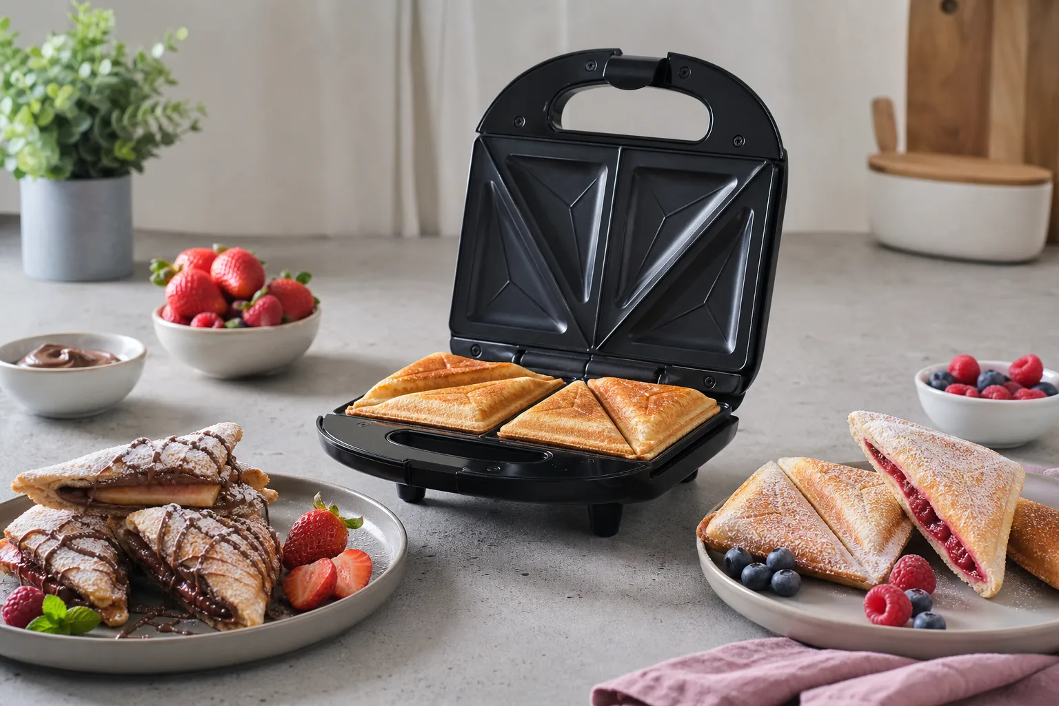 Sandwichmaker Desserts & Suessspeisen: Suesse Rezepte fuer zwischendurch