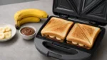 Sandwichmaker Nutella-Bananen-Sandwich als Dessert