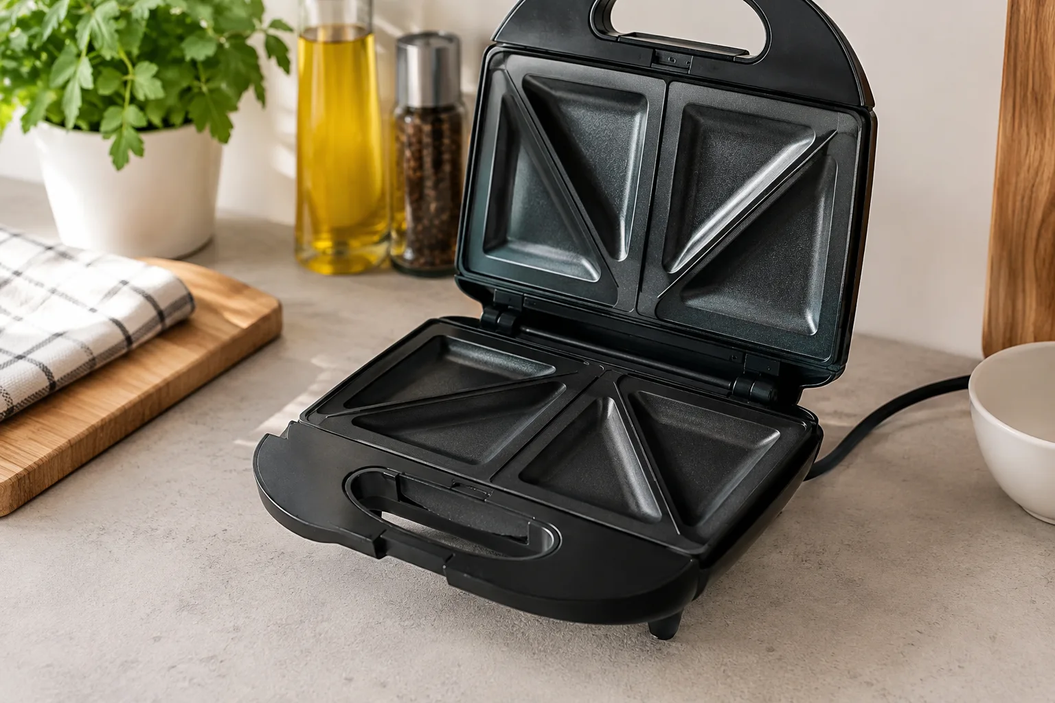 Antihaftbeschichtung vom Sandwichmaker pflegen – Dos and Don'ts